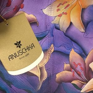 Anuschka hand painted shoulder bag and wallet